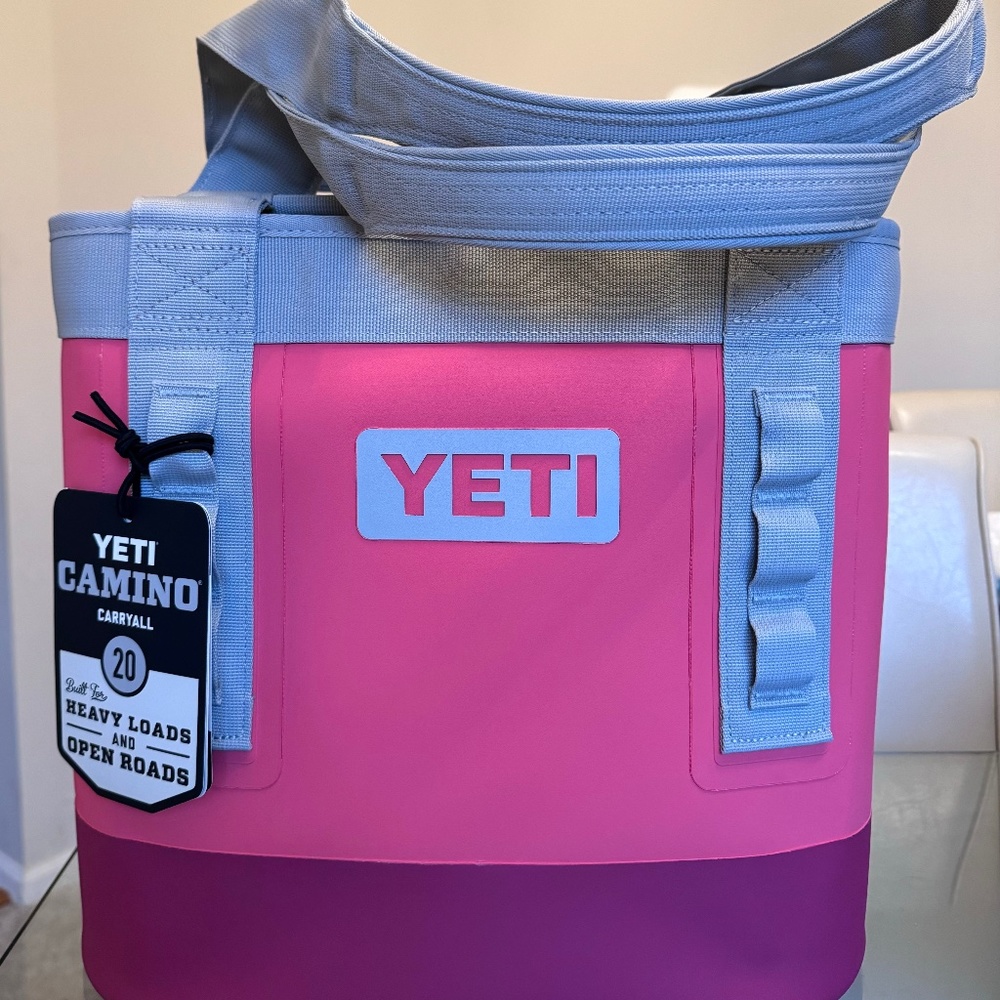 NEW with tags YETI Camino Carryall 20 in Limited Edition Bimini Pink - Picture 6 of 7